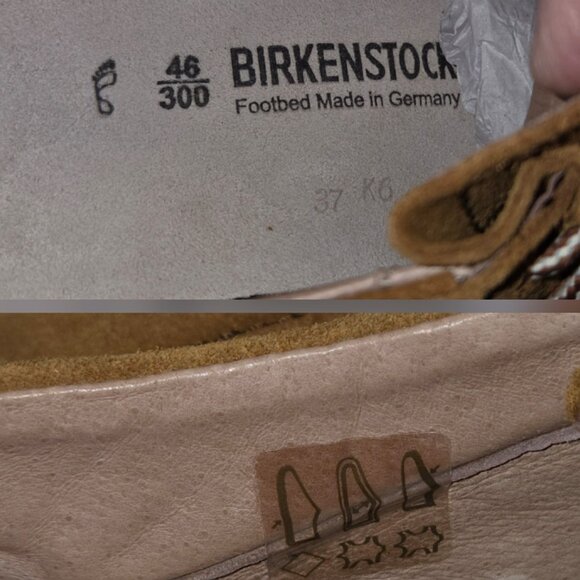 NEW!!! Birkenstock Pasadena Nut Suede Lace-Up Shoes: Size – 13/46 Men - Picture 10 of 11